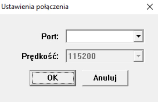 Argox PA-20 - Widok ustawień połączenia