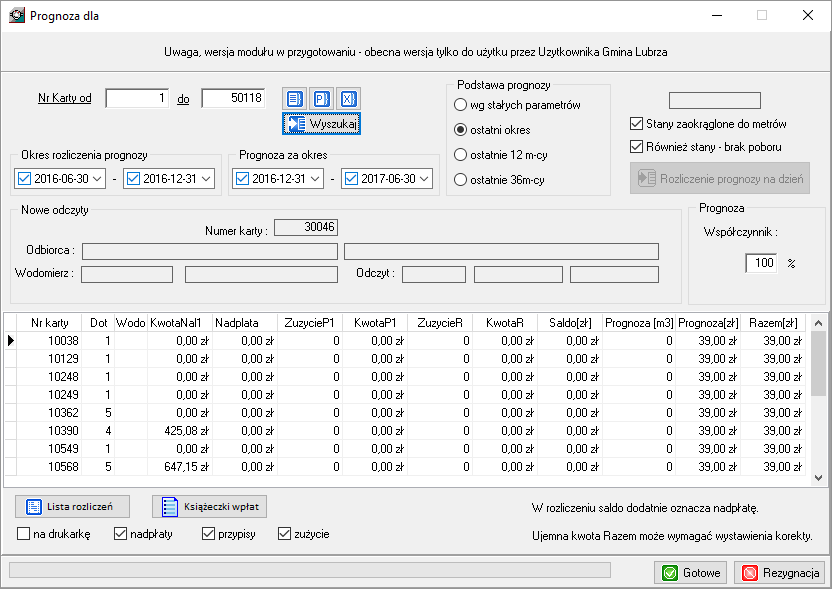 Info-sys woda okno prognoza dla .PNG